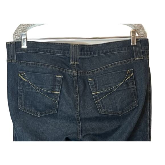 Gap Womens Jeans Size 12 Blue Low Rise Bootcut Embroidered Pockets Zip Close - Picture 4 of 7